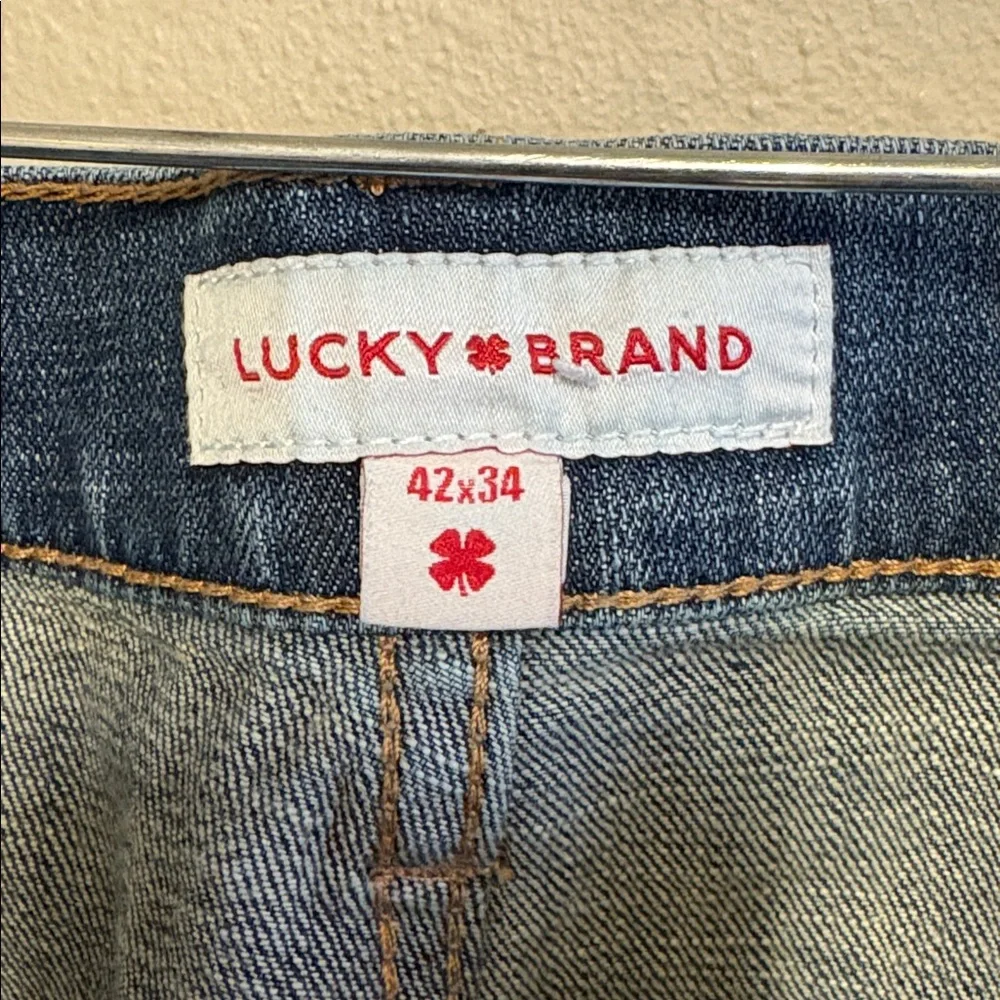 Mens Lucky Brand 181 Relaxed Straight Jeans 42 X 34